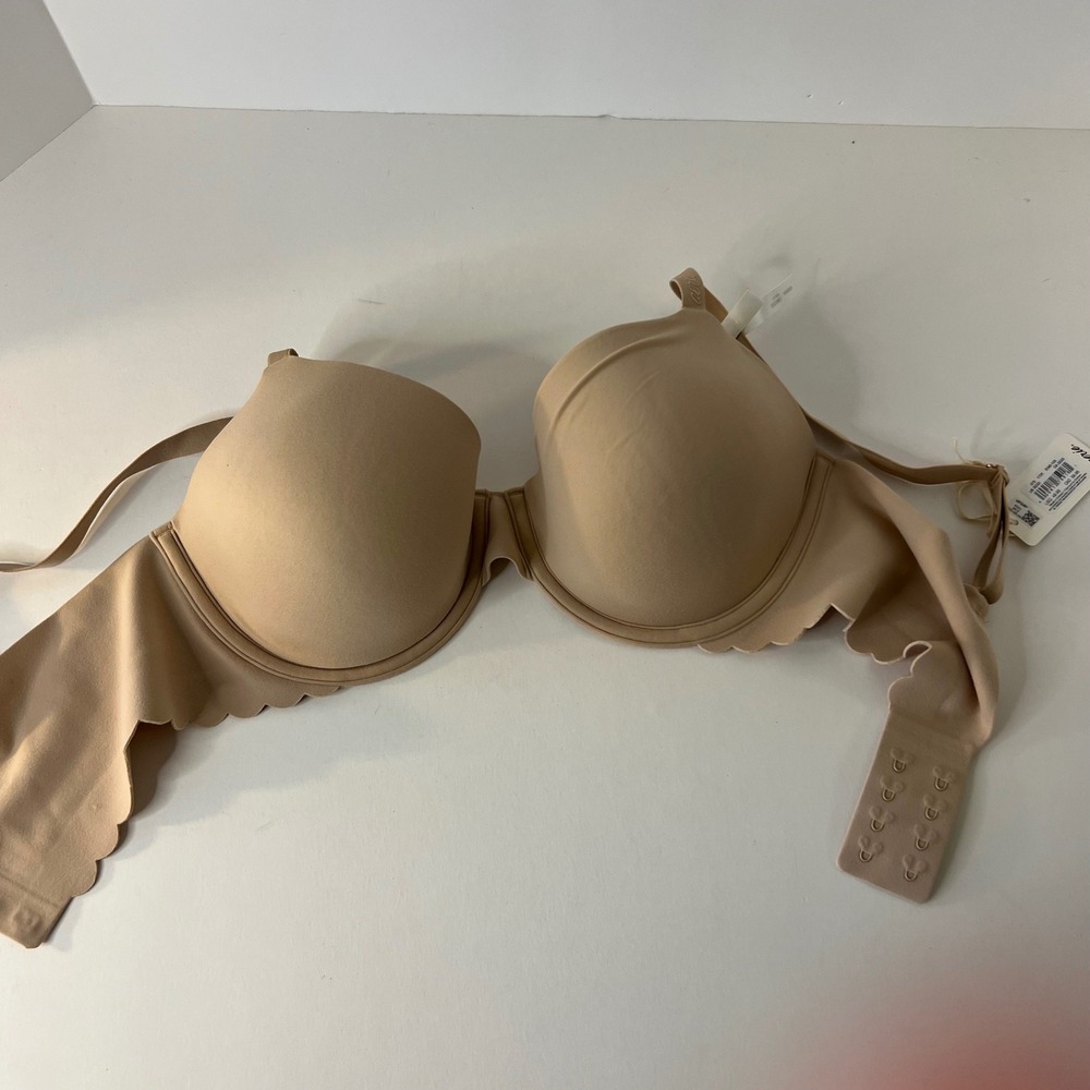 Womens Aerie Smoothez 32DD Demi Bra Nude NWT‎
